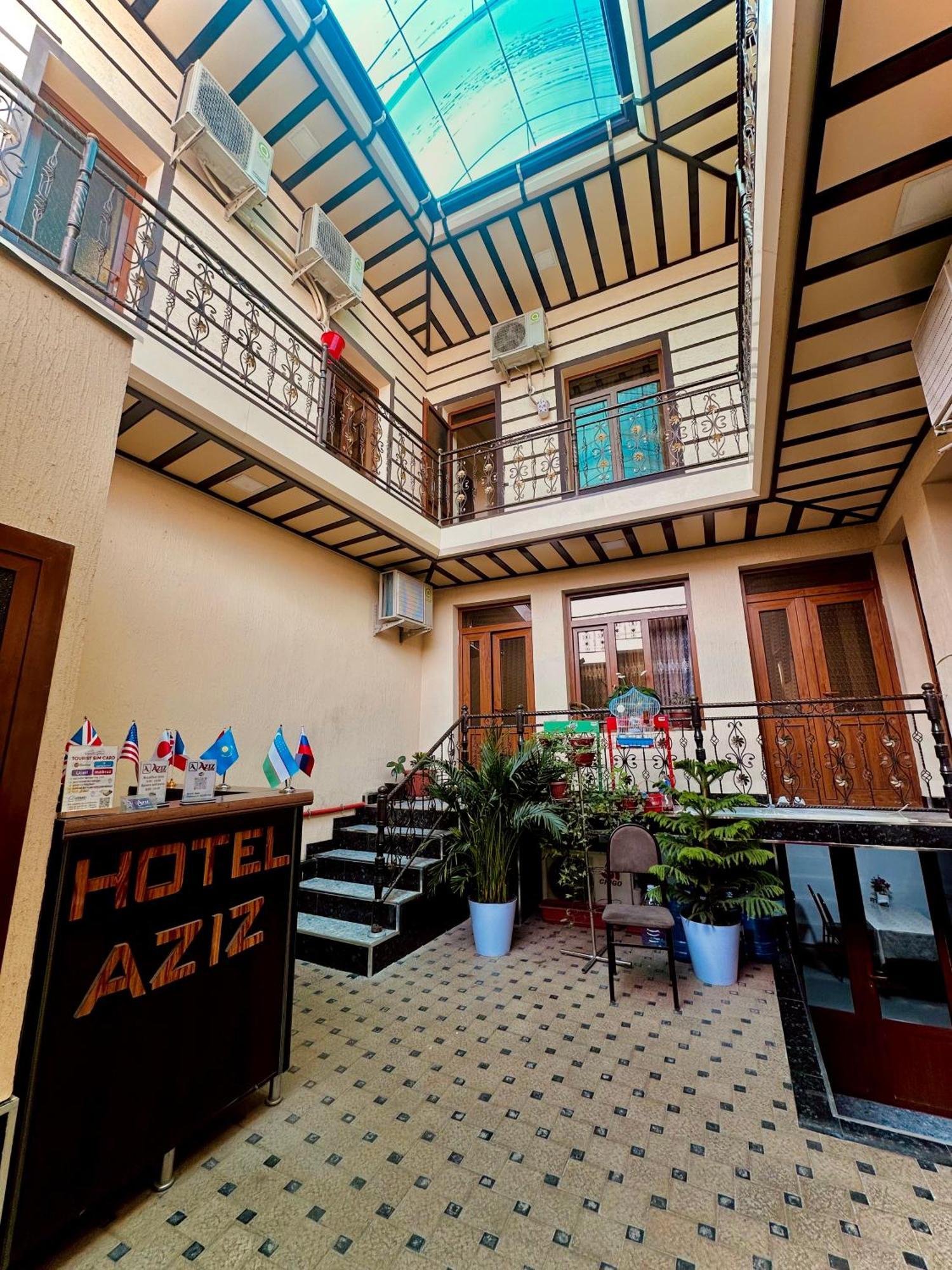 Aziz Hotel Samarkand Esterno foto